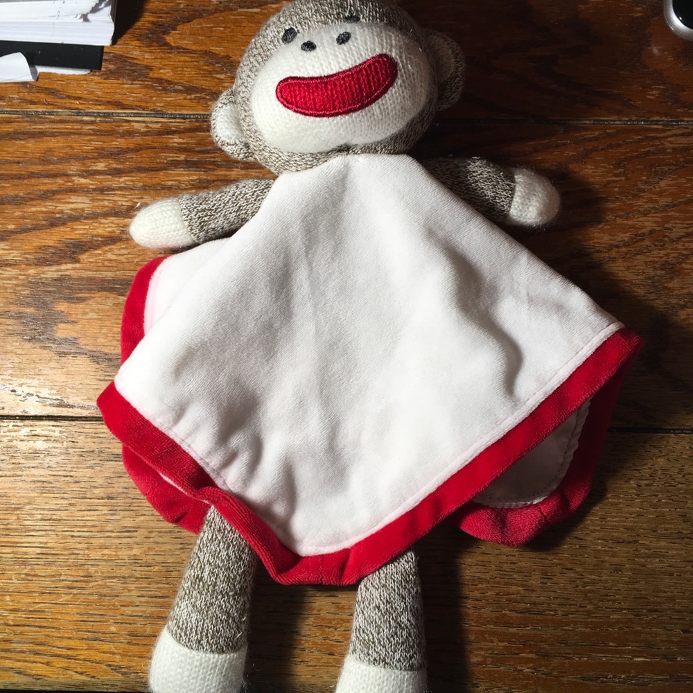 Baby Starters Sock Monkey Blanket -Small